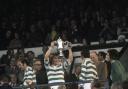 Kenny Dalglish lifts the Scottish Cup with Celtic