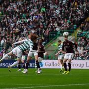 Kyogo Furuhashi was at the double this afternoon, as he scored yet again versus Hearts