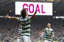 Jota celebrates his winning goal in the 1-0 Scottish Cup semi-final victory over Rangers