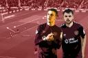 Kenneth Vargas and Alan Forrest started out wide for Hearts against Rangers