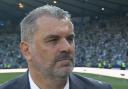Ange Postecoglou taking it all in at Hampden
