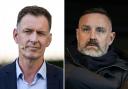 Chris Sutton and Kris Boyd disagreed over Celtic's penalty claim