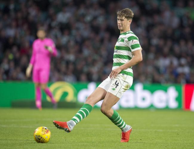 Jack Hendry in action during his time at Celtic
