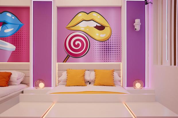 Bed in the Love Island villa. Credit: ITV