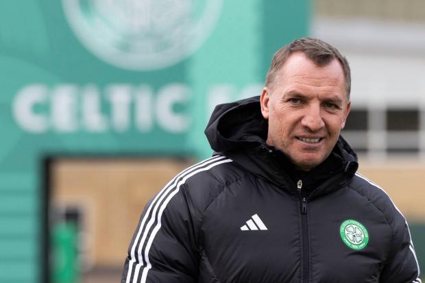 Celtic manager Brendan Rodgers at Lennoxtown