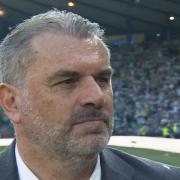 Ange Postecoglou taking it all in at Hampden