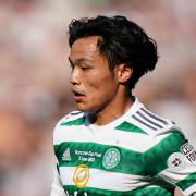 Reo Hatate in action for Celtic