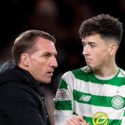 Brendan Rodgers and Mikey Johnston