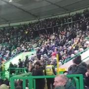 The Bhoys fan group walks out