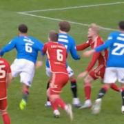 Rangers were awarded a penalty in injury time