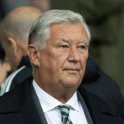 Peter Lawwell was targeted with chants from the Celtic support