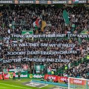 The banner from the Green Brigade