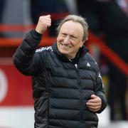 Neil Warnock celebrates a rare win in charge of Aberdeen