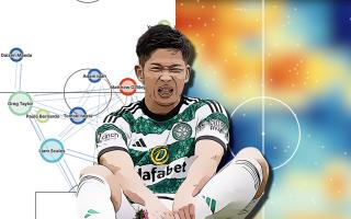 Tomoki Iwata struggled in the capital, though the stats suggest Celtic were largely on top